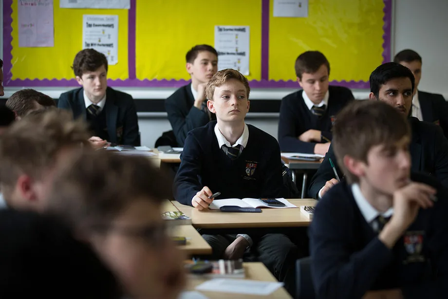 Students preparing for their A-Level examinations