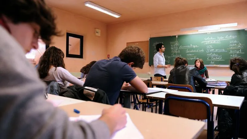 Expat family supporting their children's schooling