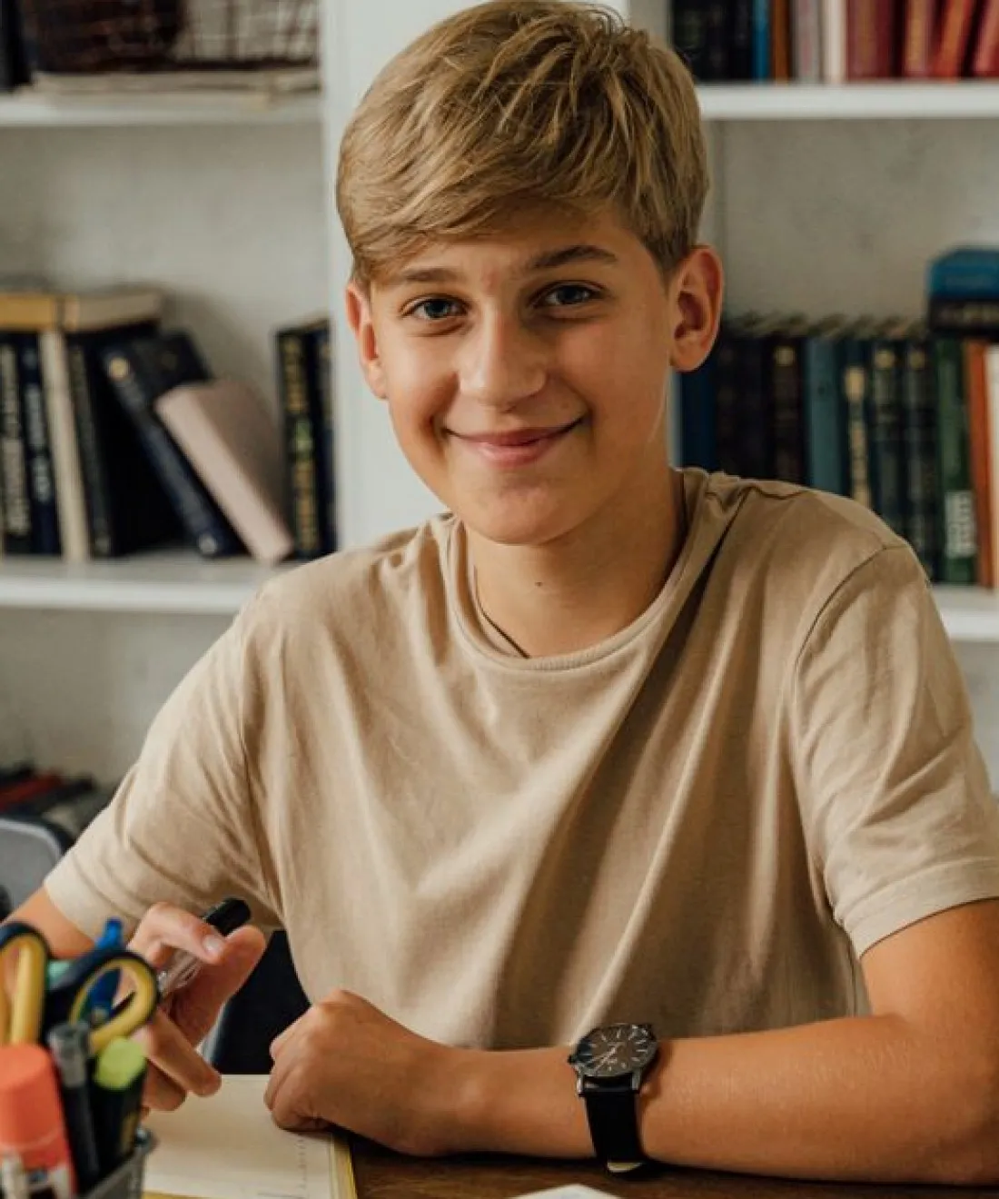 A student supported by Axiom Academic in Doha